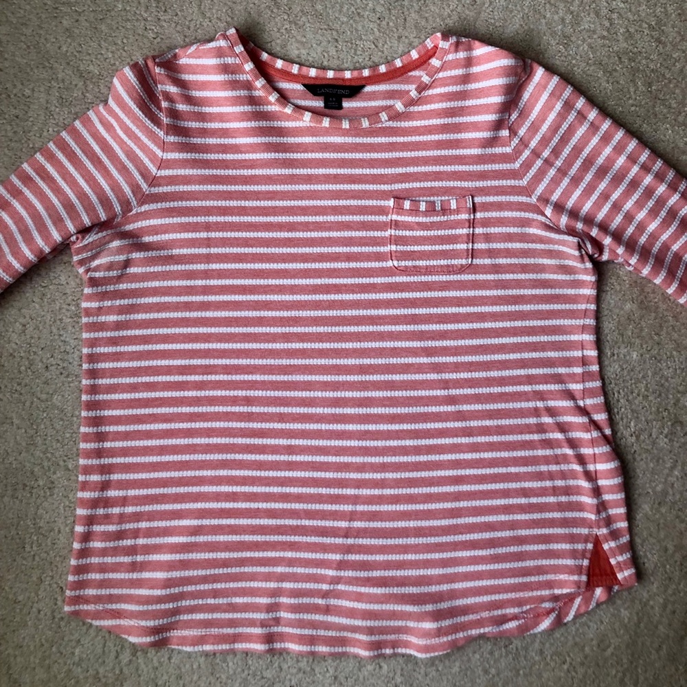Land’s End Long Sleeve Crew Neck Shirt - Picture 2 of 5